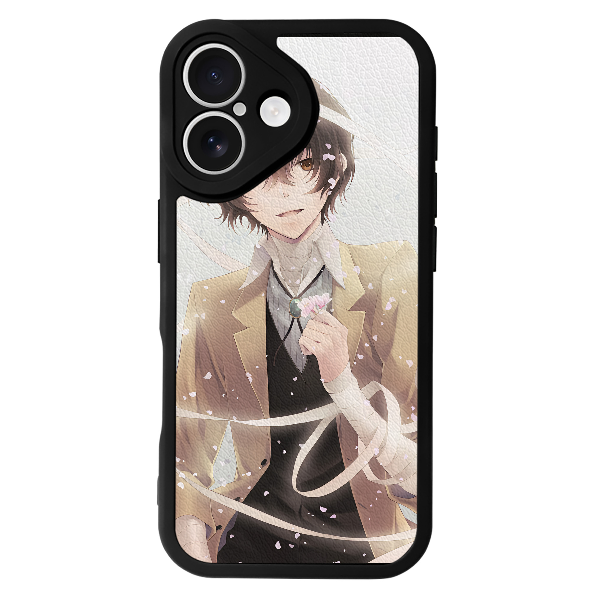 （画像用） 文豪ストレイドッグス Bungo Stray Dogs 【iPhone 16シリーズ対応】シリコンスマホケース（レザー調） 材質：シリコン